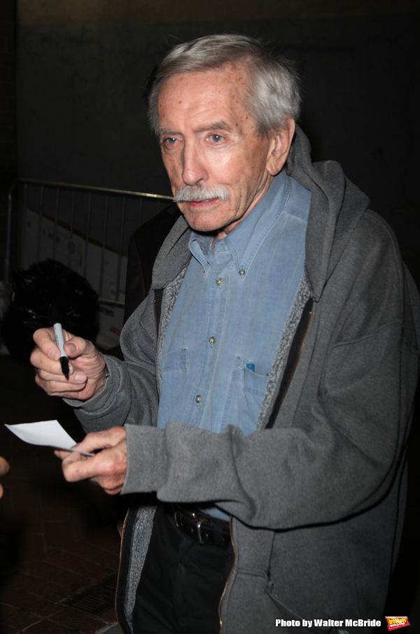 Edward Albee arrives for the Opening Night Performance of the Signature Theatre Compa Photo