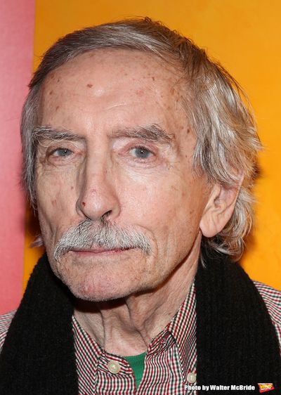 Edward Albee backstage at Times Talks: A Conversation with Tom Stoppard at the Times  Photo
