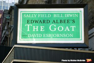 Sally Field and Bill Irwin .Star in the Edward Albee Play, The Goat.Golden Theatre.Theatre Marquee.Times Square, New York City. @ BroadwayWorld Sally Field and Bill Irwin .Star in the Edward Albee Play, The Goat.Golden Theatre.Th Photo