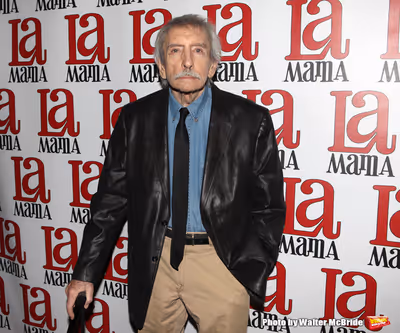 Edward Albee attending the La Mama Celebrates 51 Gala Party at the Ellen Stewart Thea Photo