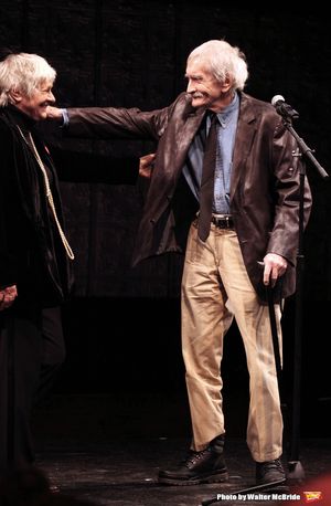 Estelle Parsons & Edward Albee during the La Mama Celebrates 51 Gala honoring Estelle Parsons & Peter Swords at the Ellen Stewart Theatre in New York City on 2/27/2013 @ BroadwayWorld Estelle Parsons & Edward Albee during the La Mama Celebrates 51 Gala honoring Estelle Photo