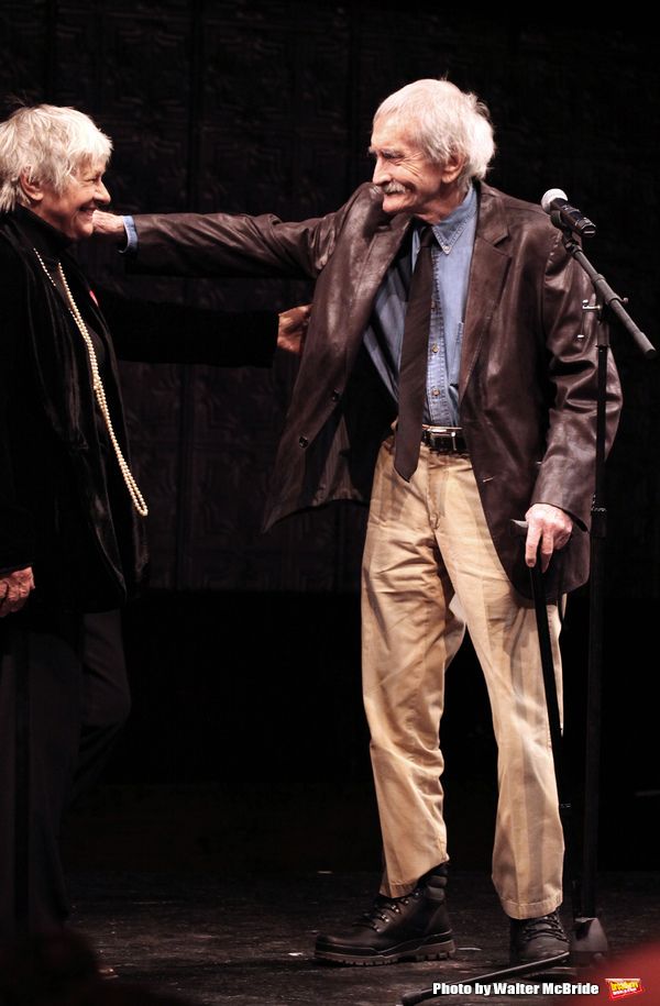 Estelle Parsons & Edward Albee during the La Mama Celebrates 51 Gala honoring Estelle Photo