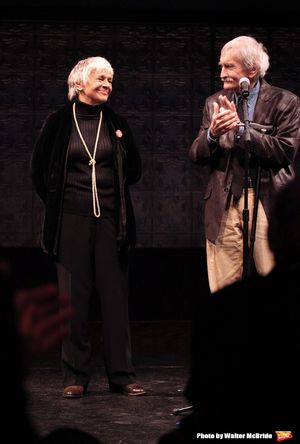 Estelle Parsons & Edward Albee during the La Mama Celebrates 51 Gala honoring Estelle Parsons & Peter Swords at the Ellen Stewart Theatre in New York City on 2/27/2013 @ BroadwayWorld Estelle Parsons & Edward Albee during the La Mama Celebrates 51 Gala honoring Estelle Photo