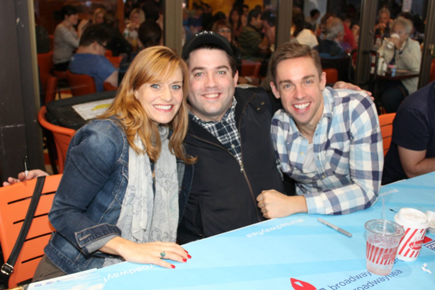 Photo Coverage: BC/EFA Flea Market 2016 Celebrity Autograph Table Image