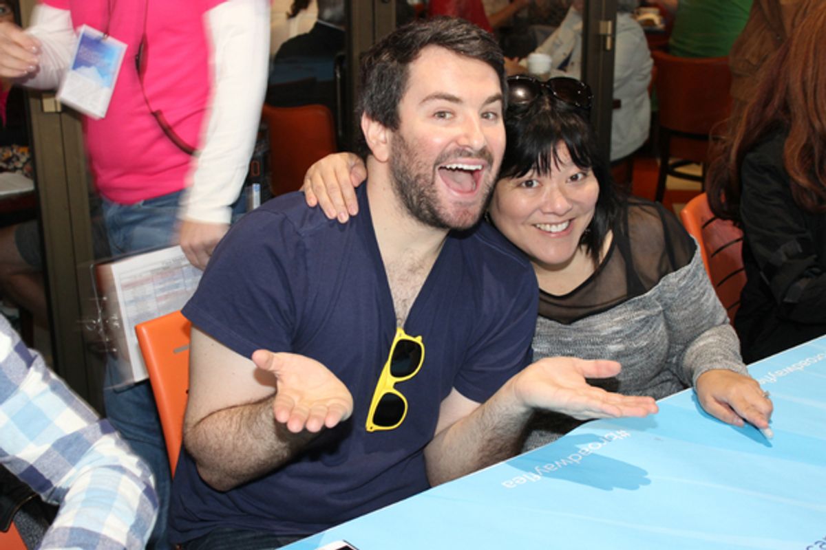 Alex Brightman and Ann Harada at 
