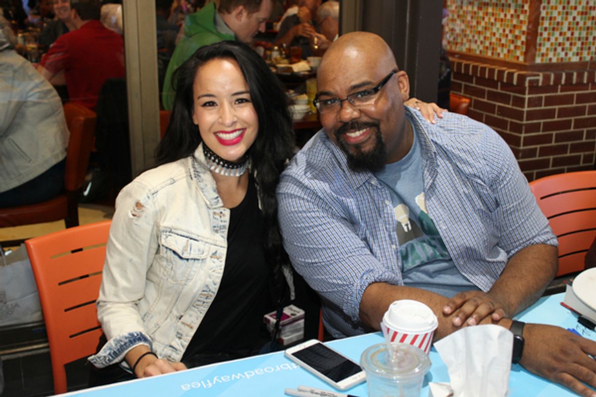 Courtney Reed and James Monroe Iglehart at 