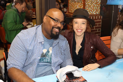 James Monroe Iglehart and Jessica Keenan Wynn Photo
