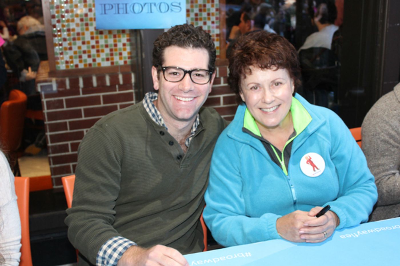 Photo Coverage: BC/EFA Flea Market 2016 Celebrity Autograph Table Image