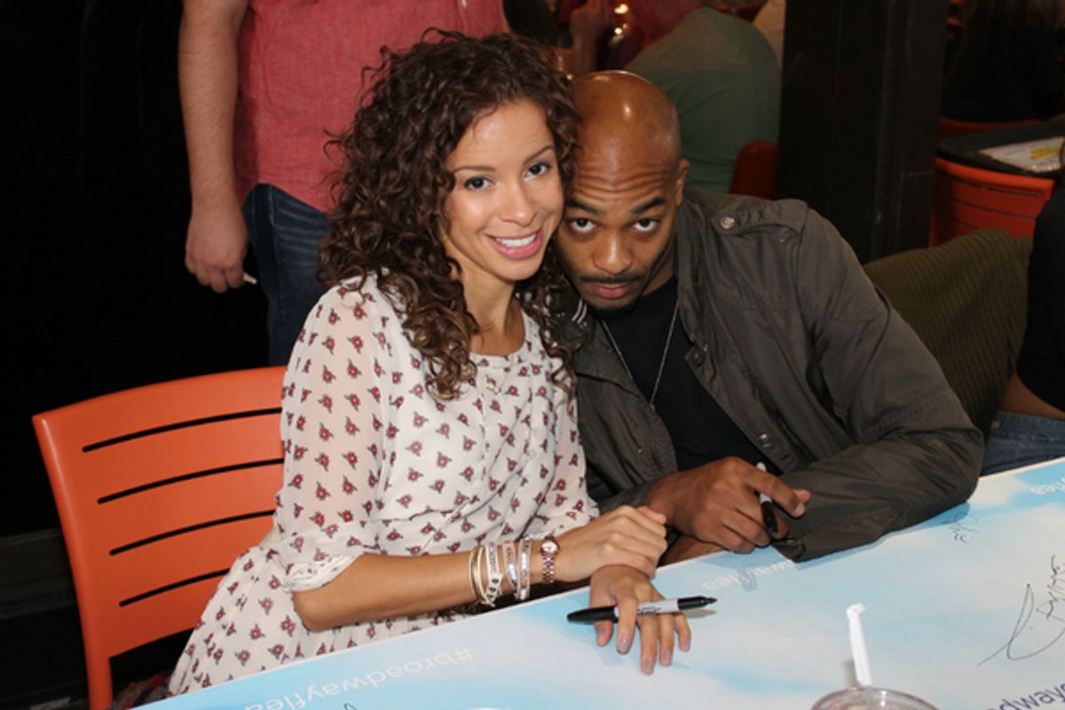 Lexi Lawson and Brandon Victor Dixon at 