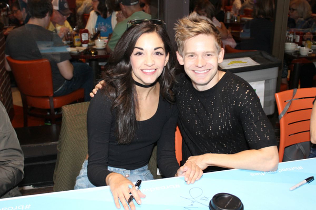 Ana Villafañe and Andrew Keenan-Bolger at 