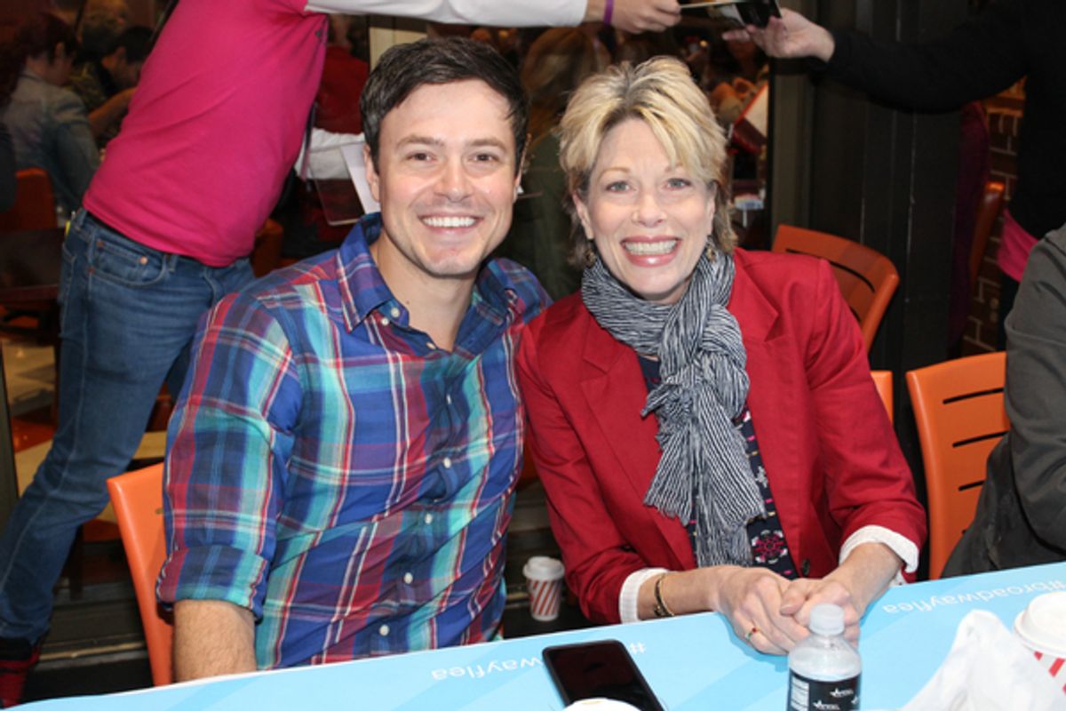 Aaron C. Finley and Marin Mazzie at 