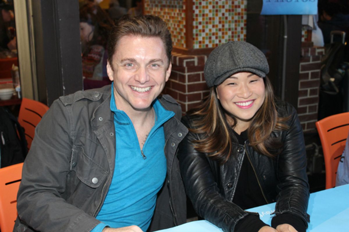 Jason Danieley and Jenna Ushkowitz at 