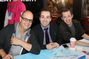 Brad Oscar, Rob McClure and Josh Grisetti Photo