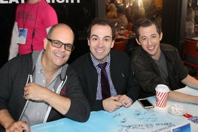 Brad Oscar, Rob McClure and Josh Grisetti Photo