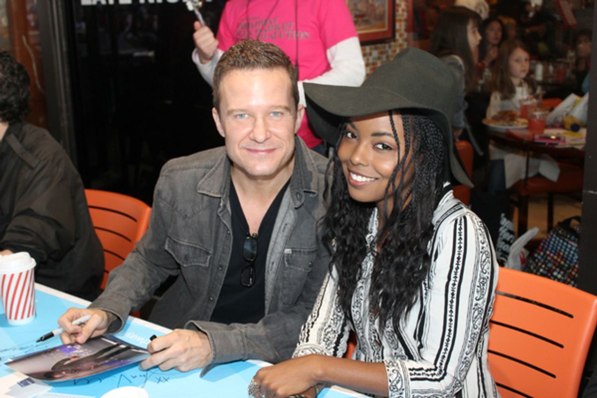 Will Chase and Adrienne Warren at 