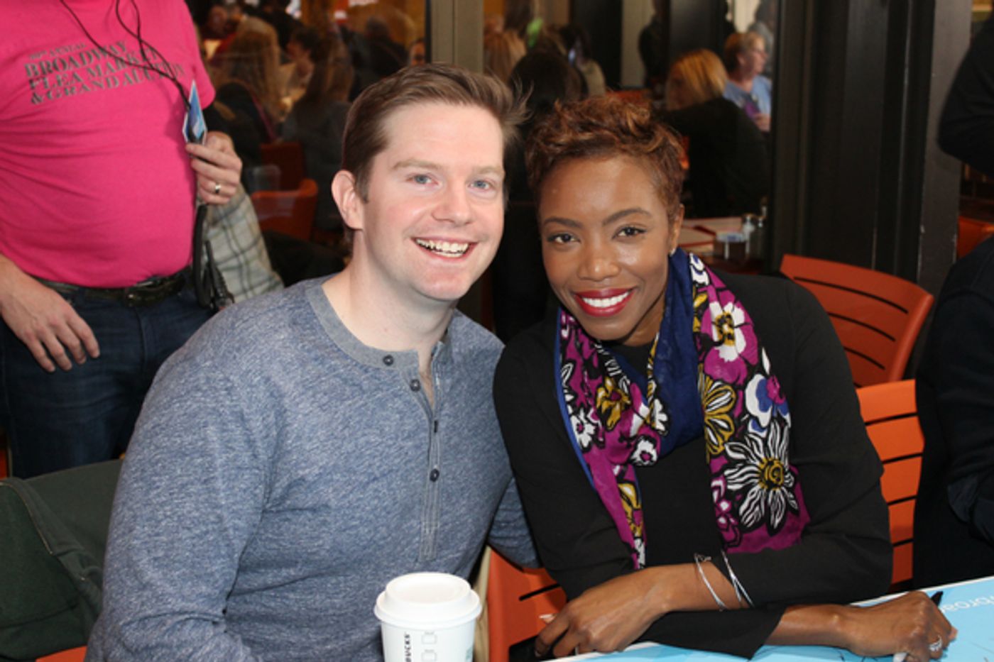 Photo Coverage: BC/EFA Flea Market 2016 Celebrity Autograph Table Image