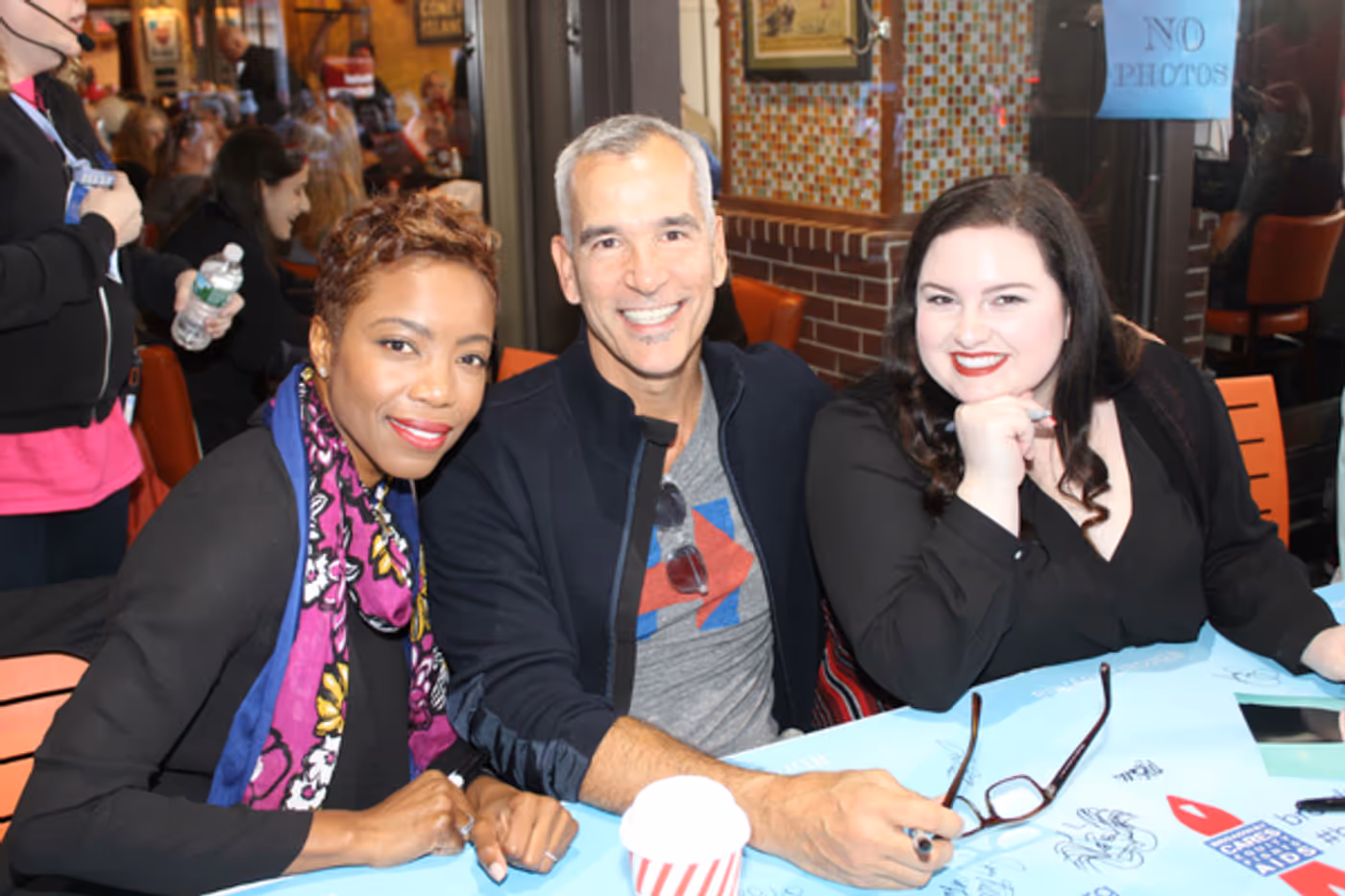 Photo Coverage: BC/EFA Flea Market 2016 Celebrity Autograph Table Image