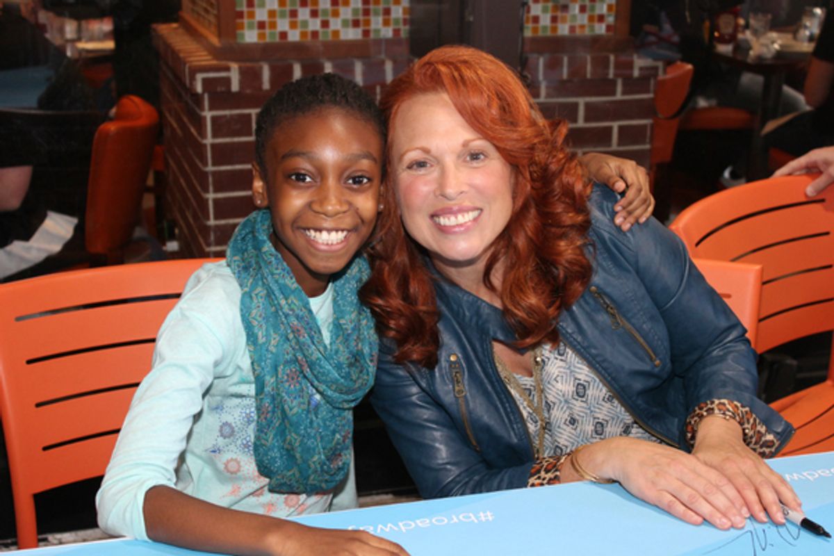 Shahadi Wright Joseph and Carolee Carmello at 