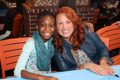 Shahadi Wright Joseph and Carolee Carmello Photo