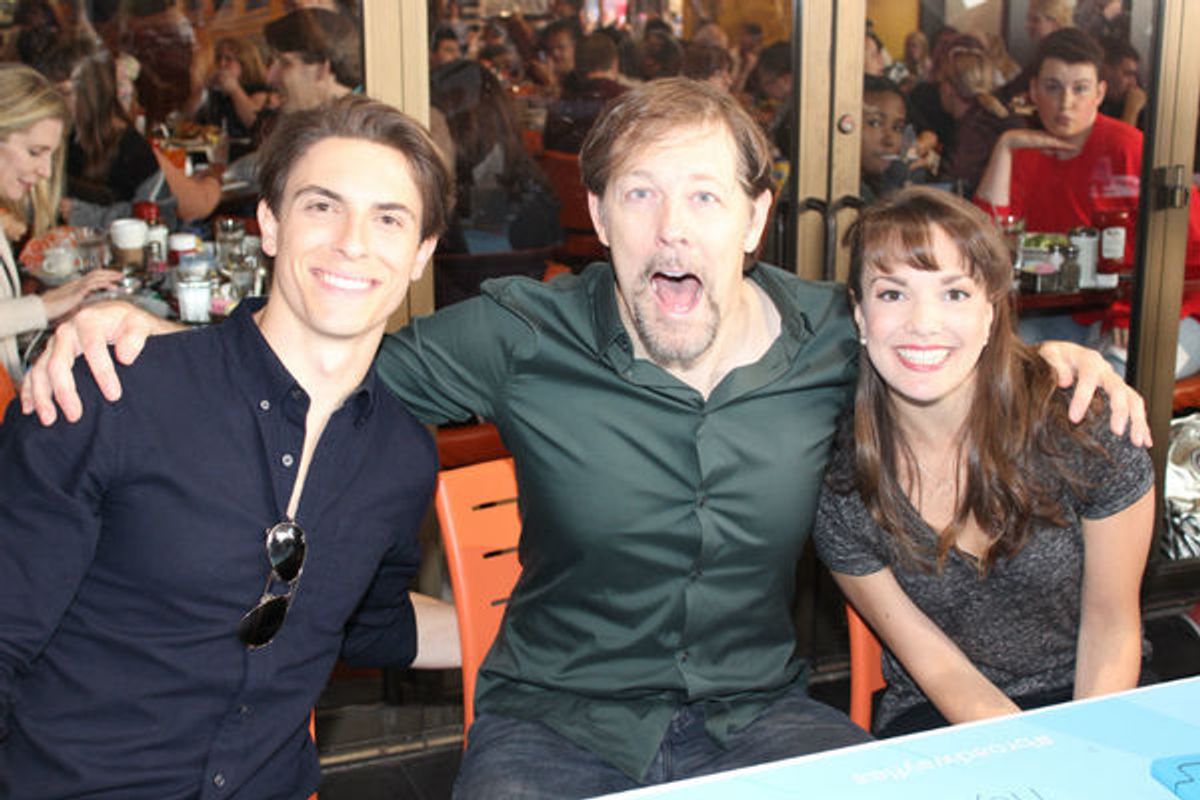 Derek Klena, John Bolton and Kara Lindsay at 