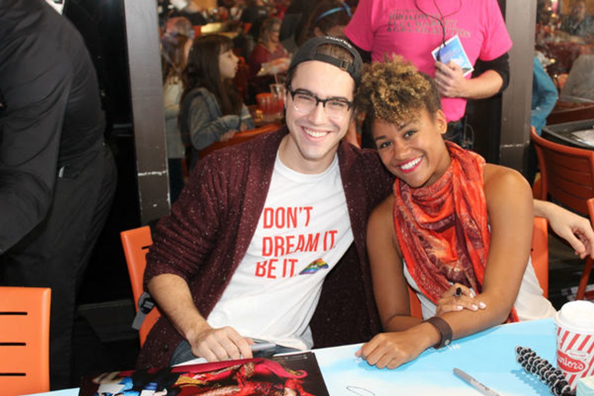 Ryan McCartan and Ariana DeBose at 