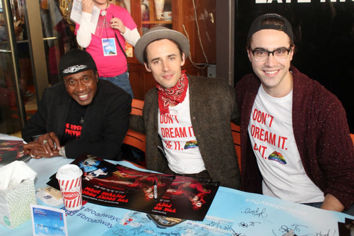 Ben Vereen, Reeve Carney and Ryan McCartan at 