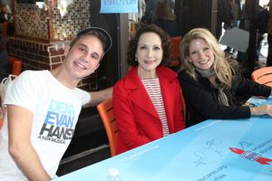 Ben Platt, Bebe Neuwirth and Kelli O'Hara Photo