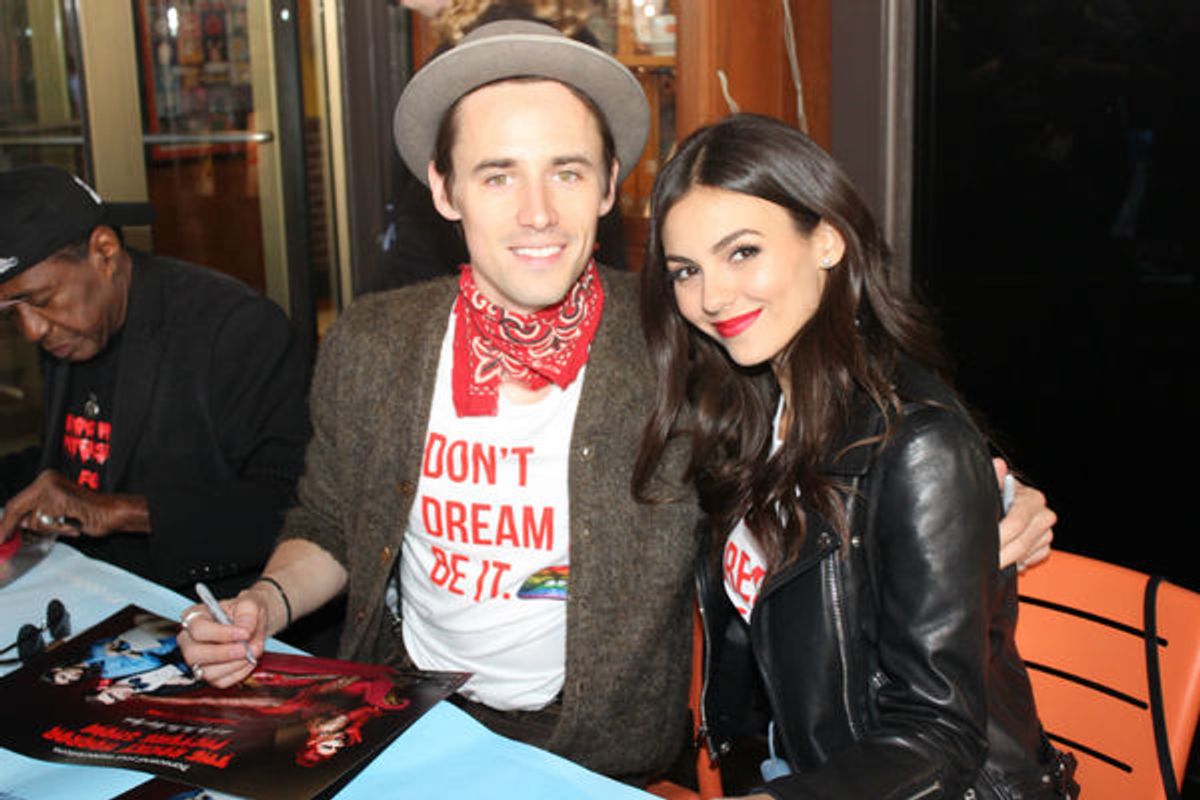 Reeve  Carney and Victoria Justice at 
