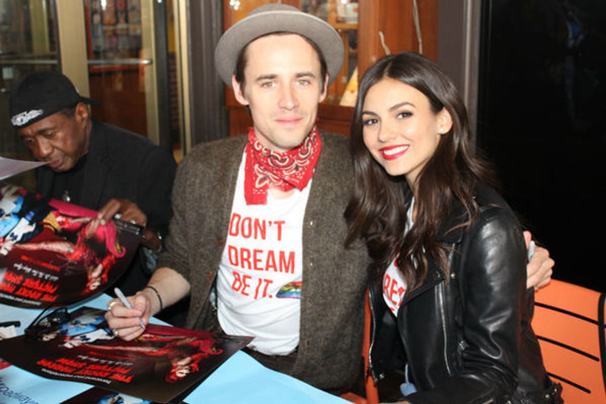 Reeve  Carney and Victoria Justice at 
