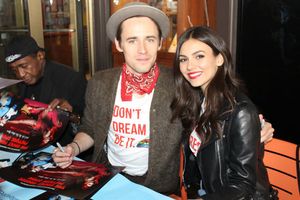 Reeve Carney and Victoria Justice @ BroadwayWorld Reeve Carney and Victoria Justice Photo