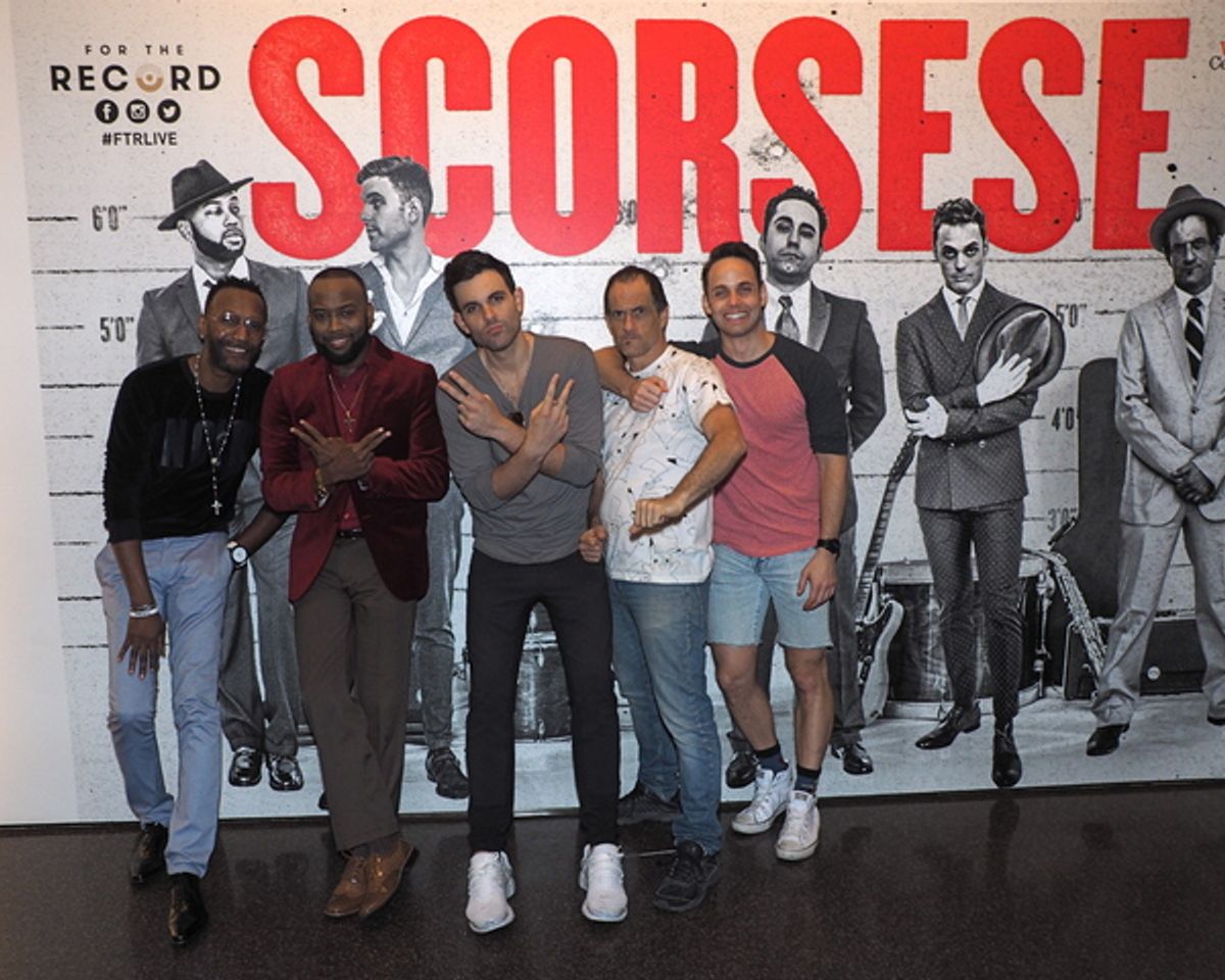 B. Slade, Zak Resnick, Jason Paige, and Justin Mortelliti at 