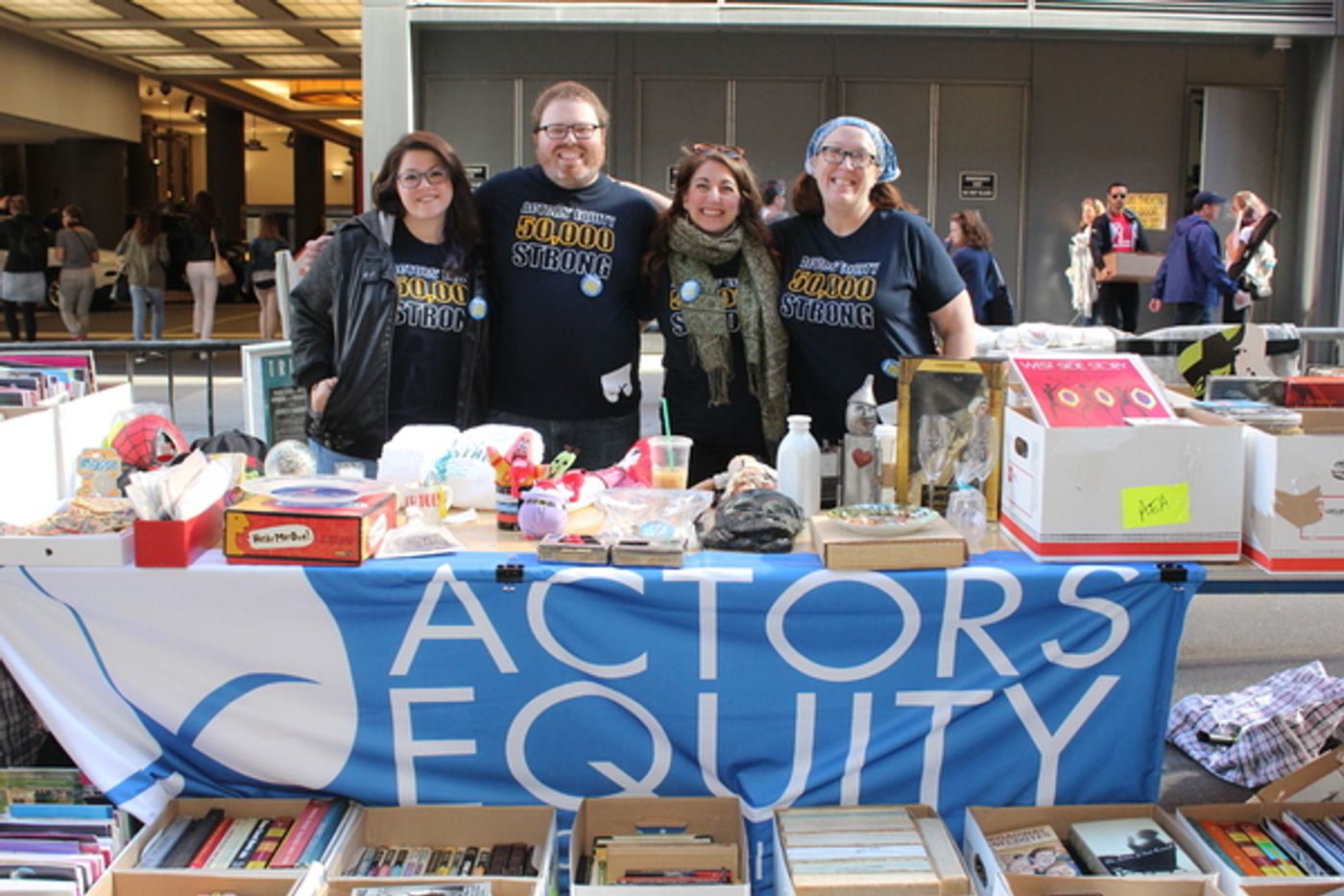 Photo Coverage: BC/EFA Flea Market 2016 Merchandise Tables Image