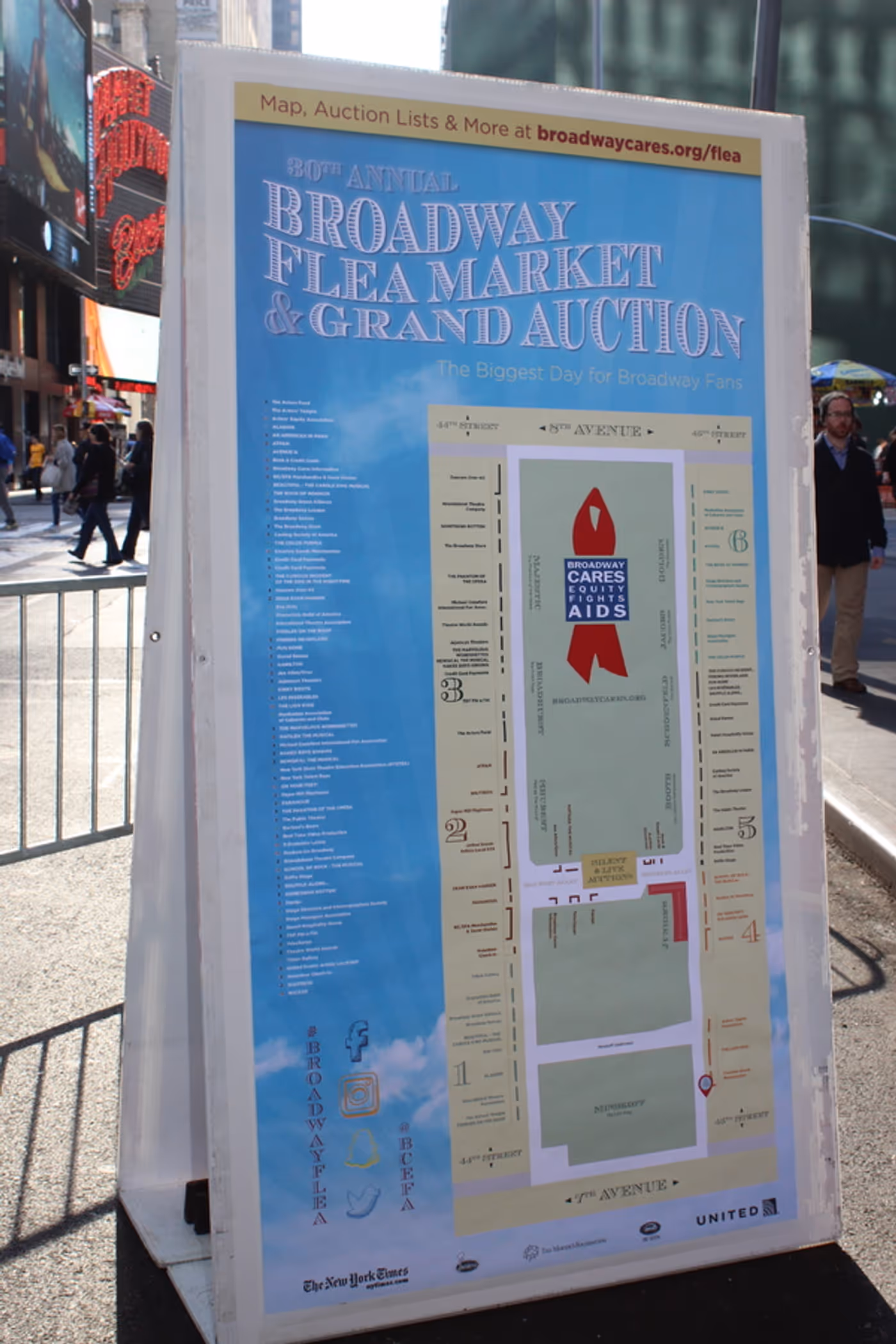 Photo Coverage: BC/EFA Flea Market 2016 Merchandise Tables Image
