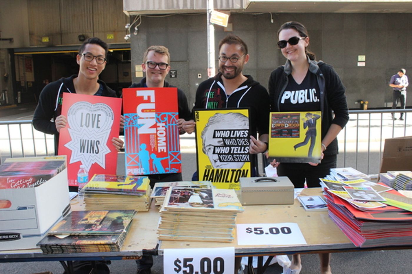 Photo Coverage: BC/EFA Flea Market 2016 Merchandise Tables Image