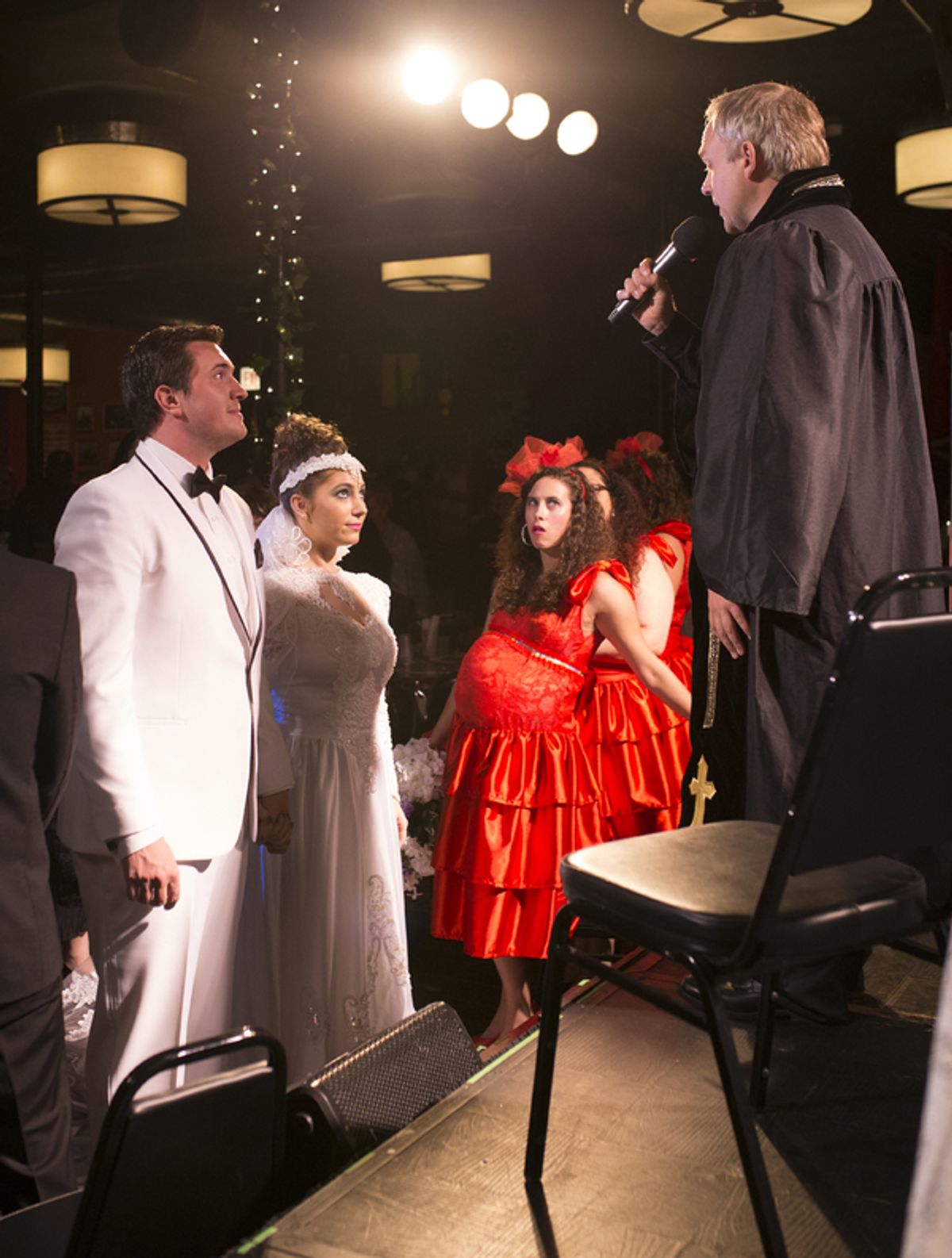 Mitchell Conti, Hannah Aaron Brown, Luciana Bonifazi and Billy Minshall  at 