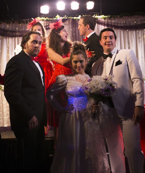 Rory Zacher, Luciana Bonifazi, Hannah Aaron Brown, Rob Johnson and Mitchell Conti Photo