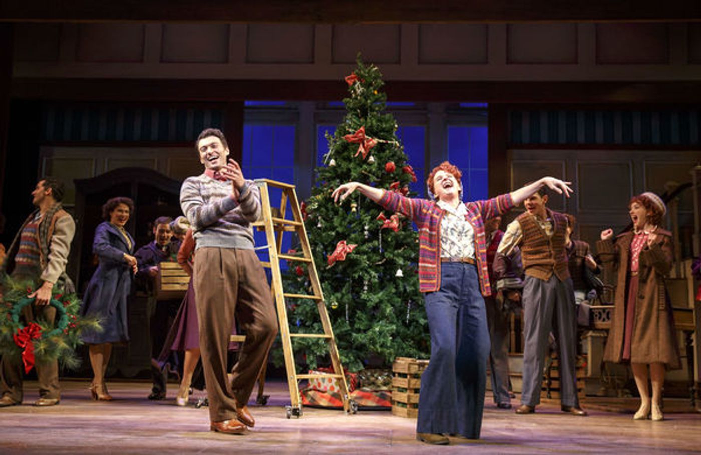 Photo Flash: First Look at Corbin Bleu, Lora Lee Gayer and Bryce Pinkham in Broadway's HOLIDAY INN  Image