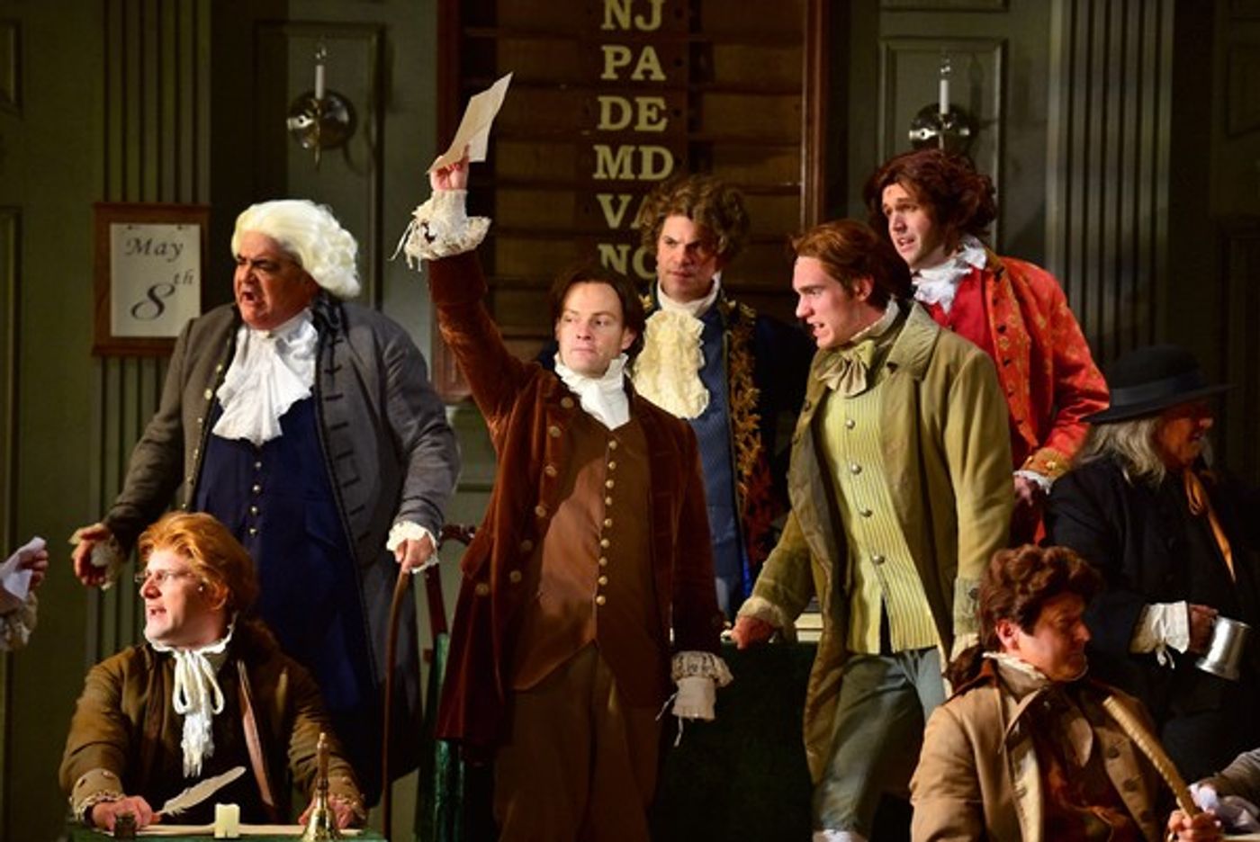 Photo Flash: First Look at Jamie LaVerdiere, David Studwell and More in 1776 at the Engeman  Image