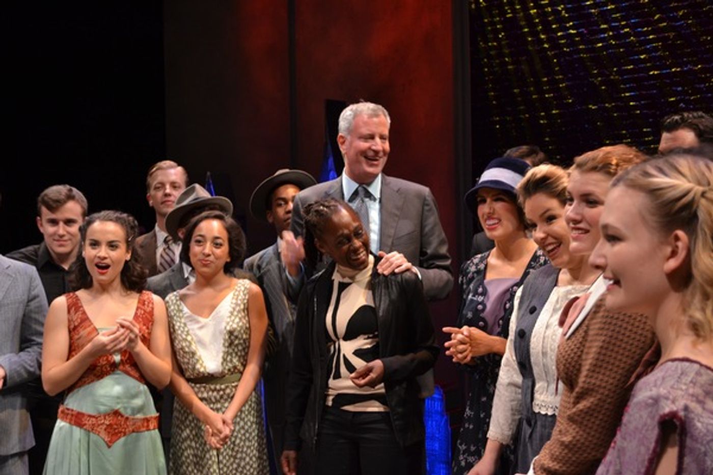 Photo Flash: Mayor Bill de Blasio Celebrates Another Mayor at FIORELLO!  Image