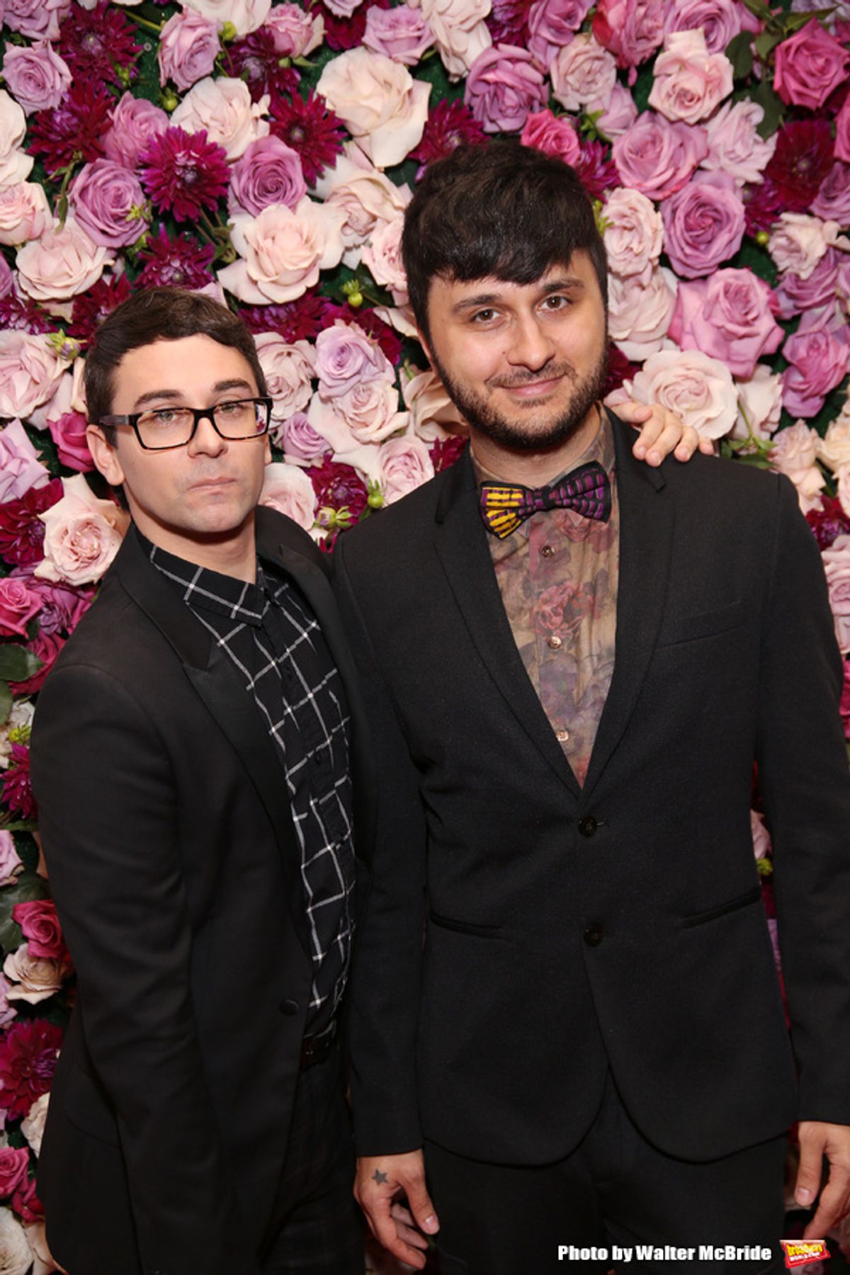 Christian Siriano and Brad Walsh at 