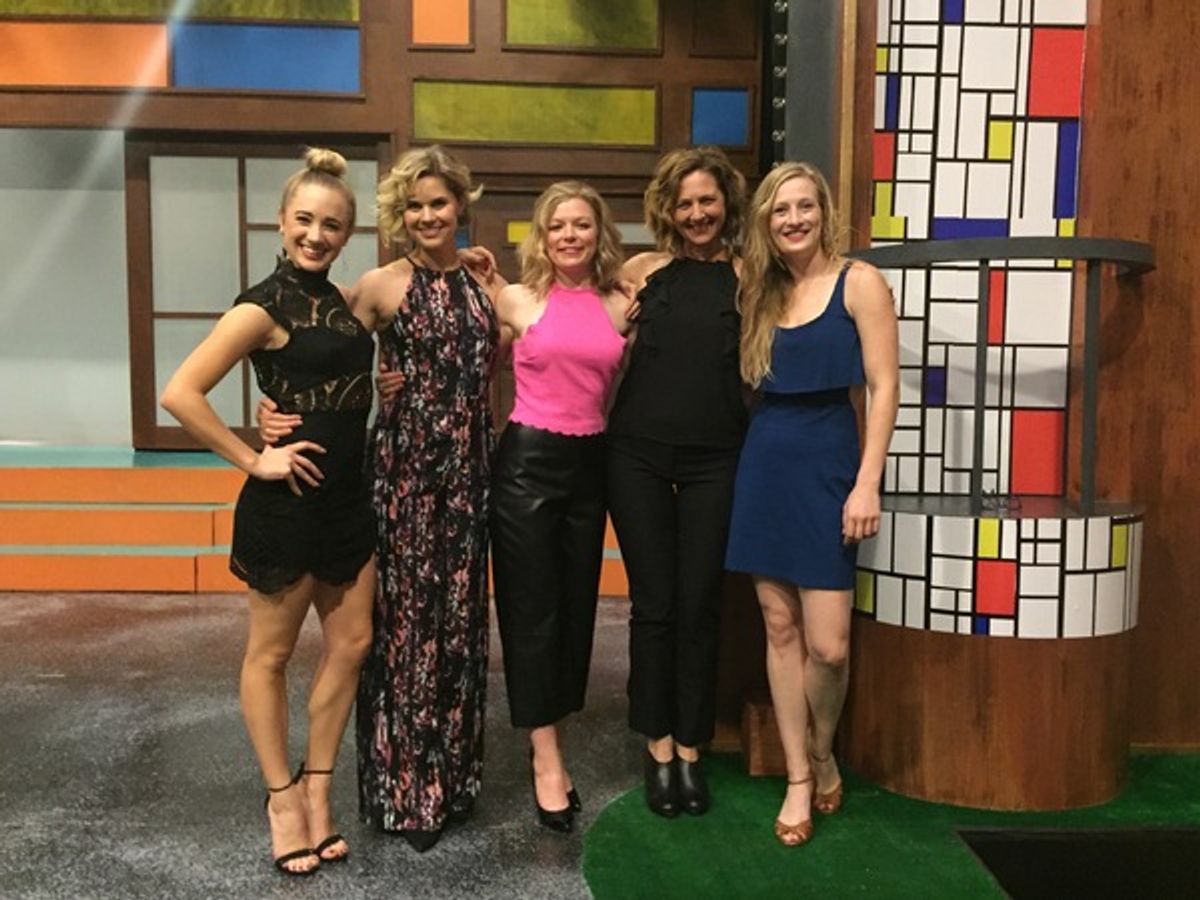 Olivia Renteria, Erin McGrath, Mary-Margaret Roberts, Tina Gluschenko, Annie Watkins at 