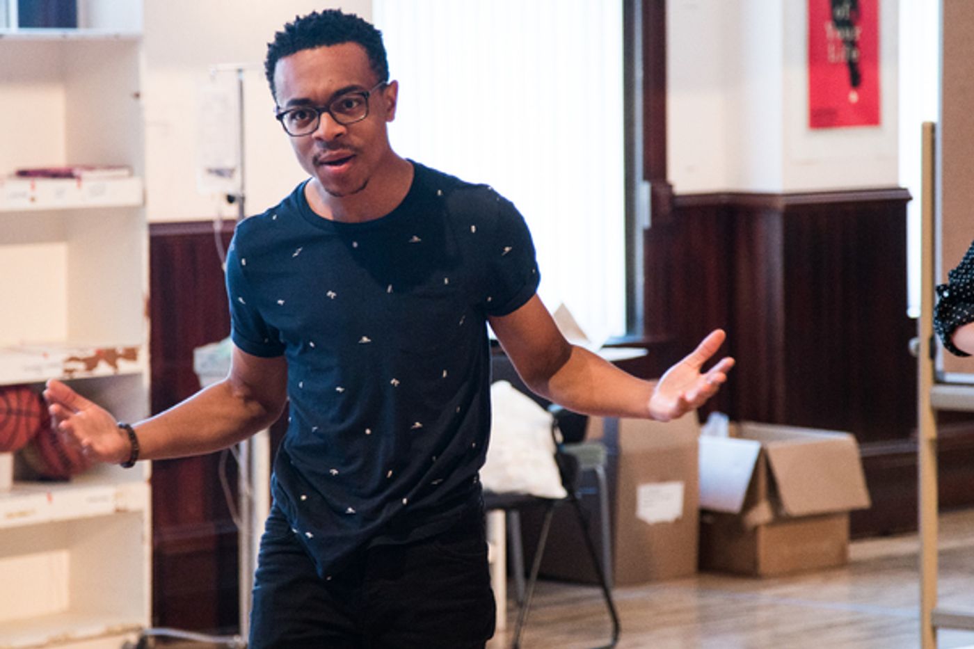 Photo Flash: In Rehearsal for Steppenwolf for Young Adults' THE BURIALS  Image