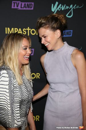 Hilary Duff and Sutton Foster @ BroadwayWorld Hilary Duff and Sutton Foster Photo