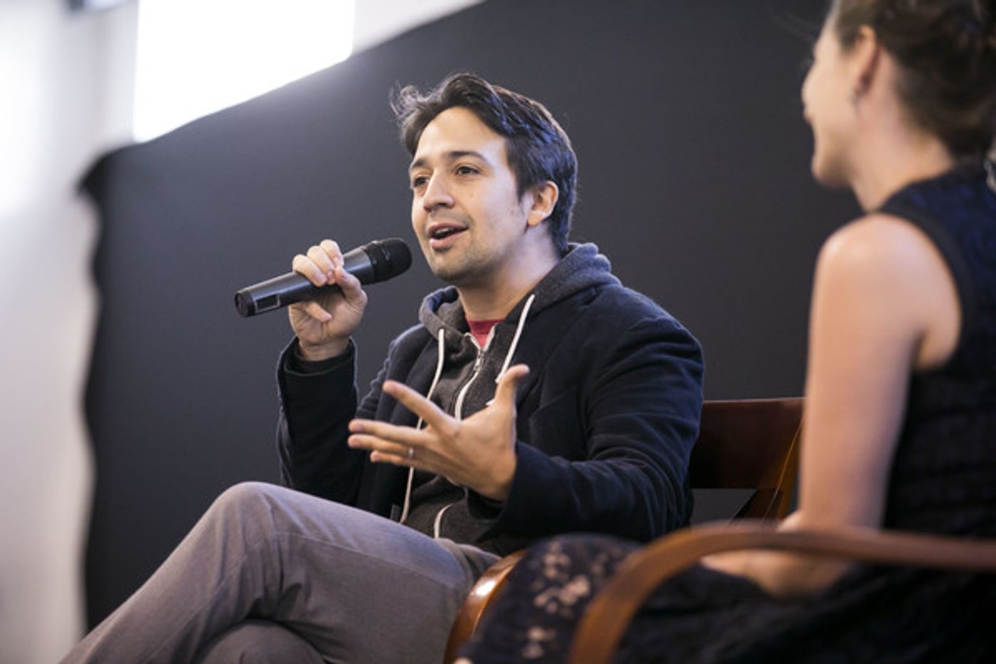 Photo Flash: Lin-Manuel Miranda Visits Chicago's Hubbard Street Dance Center  Image