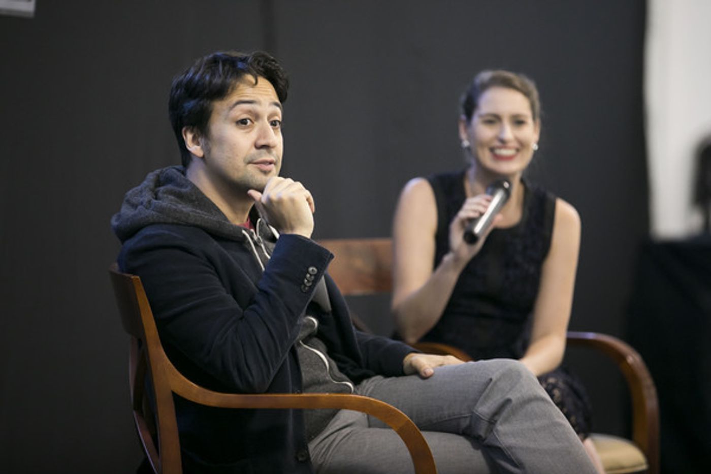 Photo Flash: Lin-Manuel Miranda Visits Chicago's Hubbard Street Dance Center  Image
