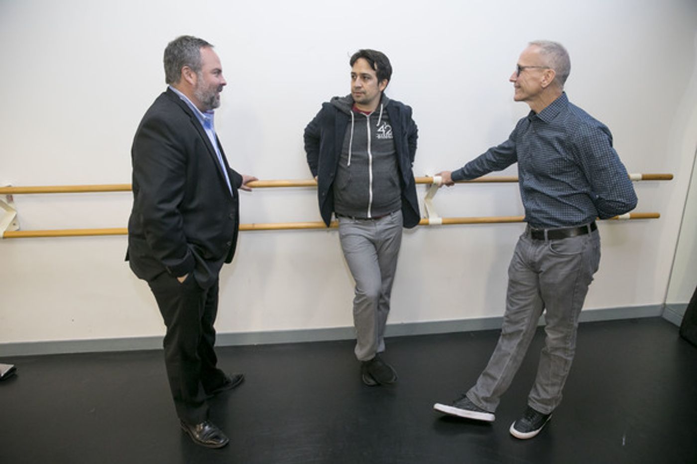 Photo Flash: Lin-Manuel Miranda Visits Chicago's Hubbard Street Dance Center  Image