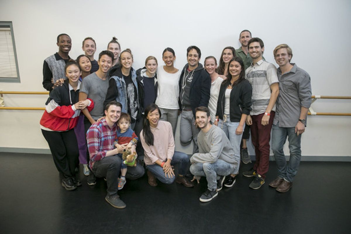 Lin-Manuel Miranda, creator and original star of Hamilton: An American Musical, with members of Hubbard Street 2 and the artists of Hubbard Streetâ€™s world-renowned main company.  at 