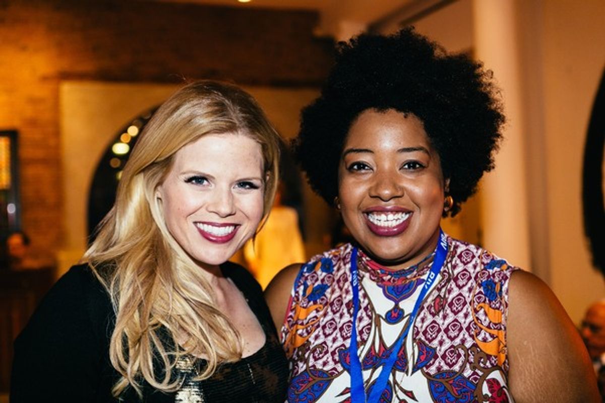 Megan Hilty and Celisse Henderson at 