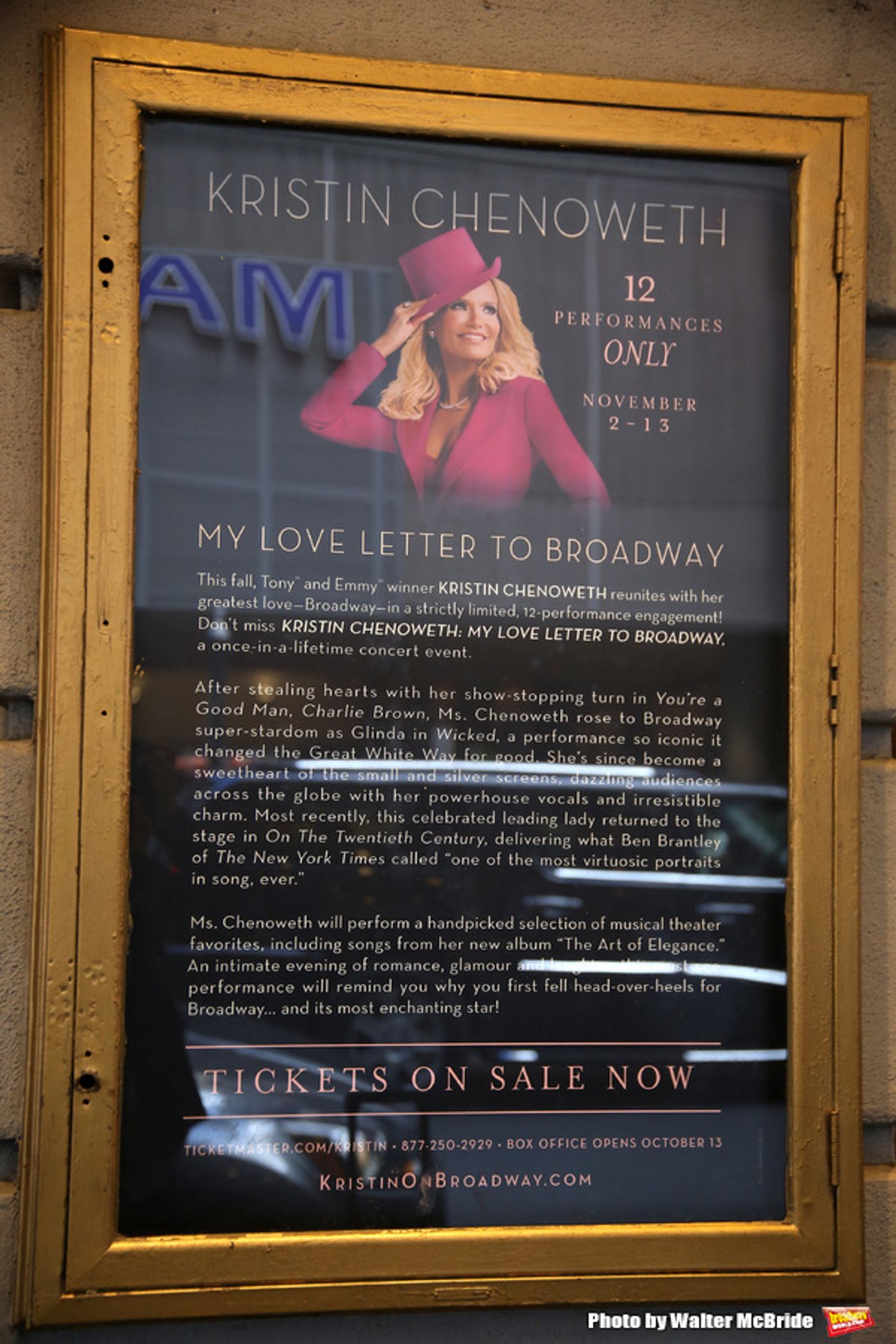 Up on the Marquee: KRISTIN CHENOWETH: MY LOVE LETTER TO BROADWAY  Image