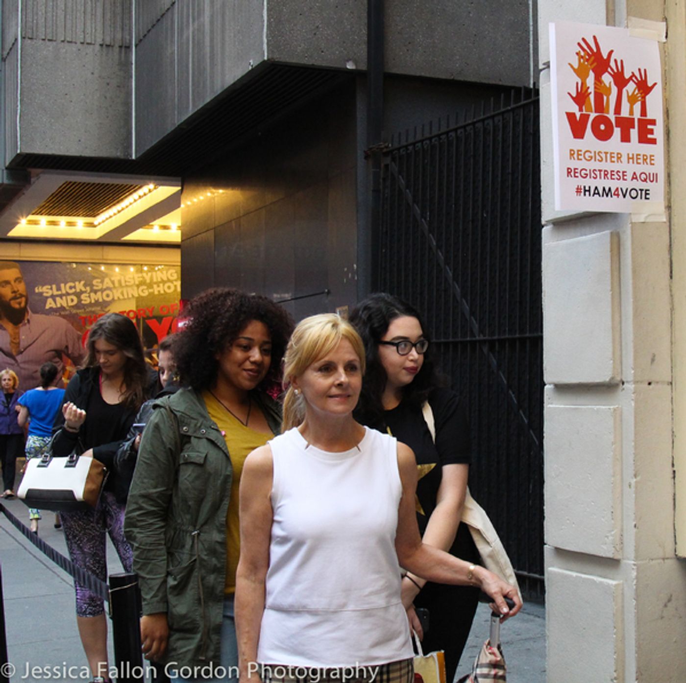 Photo Coverage: HAMILTON Cast Helps Voters Prepare for Election Day!  Image